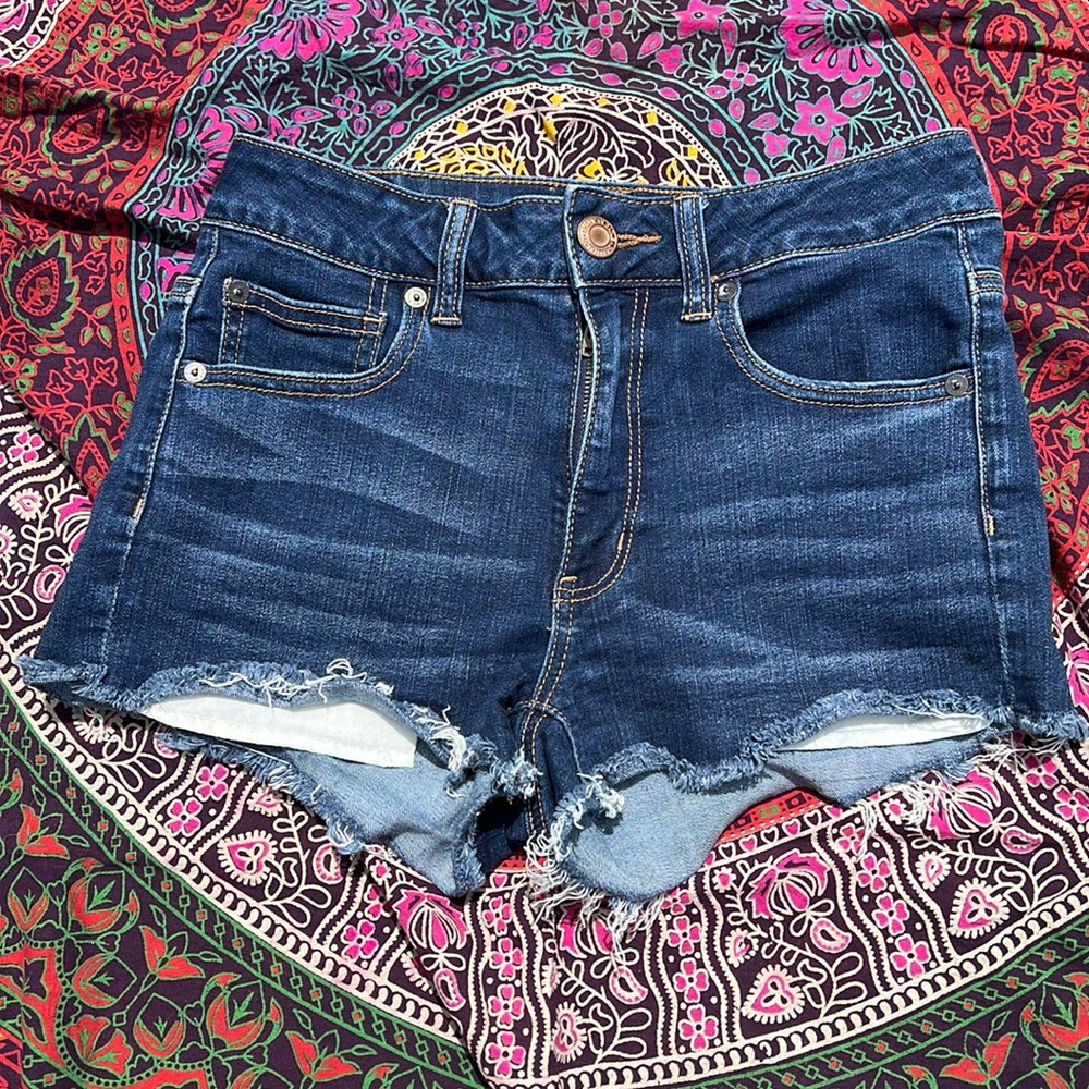 American eagle hi-rise shortie
